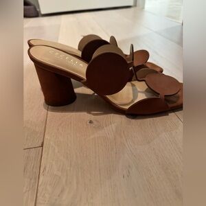 Cecelia New York Tan Circle Heels